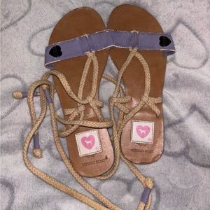 Vs pink Y2K sandals 2009 size 7-8